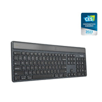 Targus Keyboards Sustainable Energy Harvesting EcoSmart™ Keyboard (German) AKB868DE 5051794042801