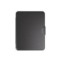 A black tablet protective case with rounded corners and a small white 'Targus' brand logo on the right side, shown against a plain white background.