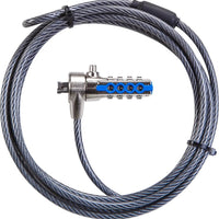 Targus DEFCON™ T-Lock Resettable Combination Cable Lock